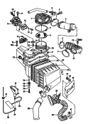Pасходомер; Дозатор топлива; Возд. фильтр с
сопутств. деталями