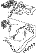 Топливопровод; Топливный фильтр; см. панель иллюстраций: