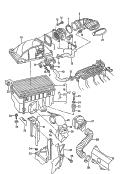 Расходомер воздуха; Клапан управления; Возд. фильтр с
сопутств. деталями