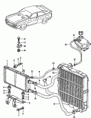 Дополнительный радиатор ОЖ; Шланг системы охлаждения