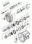 Первичный вал; Колeса и валы; для 6-ступен. механической КП