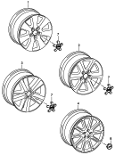 Алюминиевый диск; для зимних шин; Колпак колеса