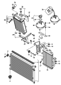 Радиатор охлаждающей жидкости; Бачок, компенсационный; Дополнительный радиатор ОЖ