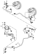 Вакуумные шланги для усилителя
тормозного привода; для а/м с гибридным
приводом