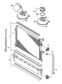 Радиатор охлаждающей жидкости; Дополнительный радиатор ОЖ; Бачок, компенсационный