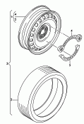 Стальной диск; Радиальная шина; для компактного запасн. колеса