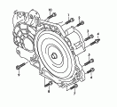 Детали крепления для двигателя
и КП; для 6-ступ. КП
DSG