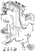 Тормозная трубка; Тормозной шланг; для а/м с антиблокировочной
системой тормозов        -ABS-