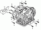 Детали крепления для двигателя
и КП; для 6-ступенчатой АКП