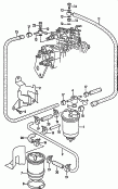 Топливный фильтр; для предв. подогрева топлива; Водоотделитель