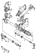 Рулевой механизм; Поперечная рулевая тяга; для а/м с рулевым механизмом
без усилителя