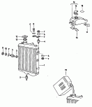 Радиатор охлаждающей жидкости; Бачок, компенсационный