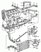 Шланги ОЖ; Трубопровод системы охлаждения