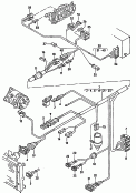 Жгут проводов кондиционера; для а/м с кондиционером с
электронной регулировкой; см. панель иллюстраций: