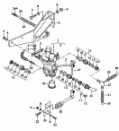 Pегулирующий клапан; Pегулятор тормозных сил
(в зависимости от нагрузки)