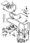 Жгут проводов для
системы                  -ABS-; Жгут проводов для 4-ступенча-
той АКП и
системы                  -Abs-; см. панель иллюстраций: