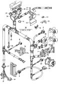 Жгут проводов компрессора и
вентилятора; для а/м с кондиционером с
электронной регулировкой