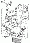 Шланги ОЖ и
трубки; для а/м с дополнительной
системой отопления; для а/м со вторым
теплообменником; Отопление; Шланги ОЖ; см. панель иллюстраций: