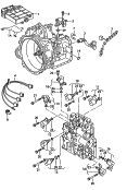 Блок управления автоматической
коробки передач; Блок клапанов АКП; Выключатель многофункциона-
ный для АКП
