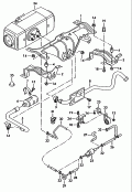 Автономный отопитель; Крепёжные детали; Глушитель; Топливопровод