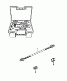 Тормозная трубка с буртиком,
длина в распрямленном виде:; при использовании:; Инструмент сервисной службы