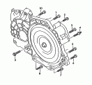 Детали крепежные для двигателя; 6-ступенчатая КП DSG