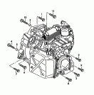 Детали крепления для двигателя
и КП; 6-ступ. КП DSG
для полного привода