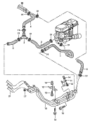 Шланги ОЖ и
трубки; Автономный подогреватель для
контура циркуляции ОЖ; для а/м со вторым
теплообменником