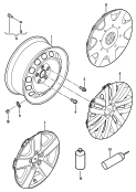Стальной диск; Колпак колеса; Инерционный демпфер