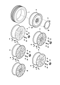 Алюминиевый диск; Стальной диск; для запасного колеса