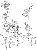 Детали крепежные для двигателя; для а/м с системой Старт-стоп
и рекуперации
(накопления энергии)