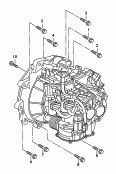 Детали крепления для двигателя
и КП; для 5-ступенчатой МКП,
роботизированной