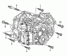Детали крепления для двигателя
и КП; для 7-ступ. КП
DSG