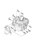 Детали крепления для двигателя
и КП; 7-ступ. КП DSG
для полного привода