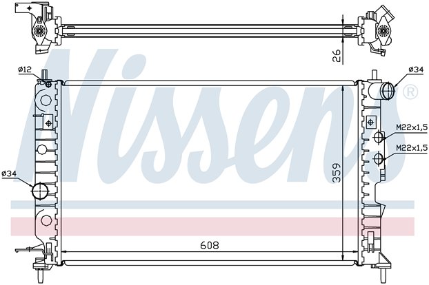 [RADIATOR 96- |AXF| | VECTRA РАДИАТОР ОХЛАЖДЕН (NISSENS) (NRF) (GERI) (см.каталог) | ориг.номер:52479098/1300185.Кросс-номер:630121,13899,58290,