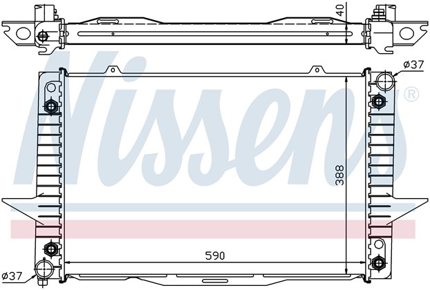 [RADIATOR (93-98) |AXF| | VOLVO S70/V70/C70/XC70 850 {+ S70/V70 97-99} РАДИАТОР ОХЛАЖДЕНИЯ (NISSENS) (NRF) (GERI) (СМ.КАТАЛОГ) (NISSENS,NRF,AVA) | ориг.номер: 8601356/8602562/. Кросс-номер: ,65539A,539509,VO2093 |AXF|