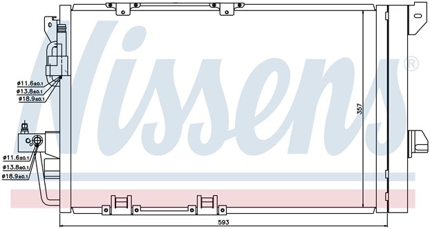 [CONDENSER 01- |AXF| | ASTRA {+ZAFIRA/ 540x380mm} КОНДЕНСАТОР КОНДИЦ (NISSENS) (NRF) (GERI) (см.каталог) | ориг.номер:1850073.Кросс-номер:94650,905499,35416,