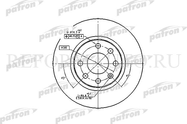 Power Stop KCOE3035 Front Stock Replacement Brake Kit with Calipers