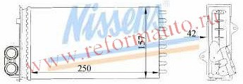 [RADIATOR] 87-95   | 405 {PG 406 95-99} РАДИАТОР ОТОПИТЕЛЯ (Valeo тип) | ориг.номер:644877.72935K,PG40587-900