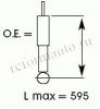 KYB (KAYABA) № 353017 | АМОРТИЗАТОР ЗАДНИЙ ГАЗОВЫЙ TOYOTA RAV 4 R16 96-00 L=595 3 DOORS