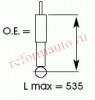 KYB (KAYABA) № 353018 | АМОРТИЗАТОР ЗАДНИЙ ГАЗОВЫЙ 5DOORS L=535MM TOYOTA RAV 4 R16 96-00