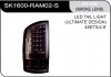 ** [LAMP BACK] 02-05   | DODGE RAM PICK UP КОМПЛЕКТ ЗАДНИХ ФОНАРЕЙ (светодиоды) | Кросс-Номер:SK1600-RAM02-S.(SMOKE LENS)