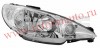 * [LAMP HEAD] PEUGEOT 206 ПЕРЕДНЯЯ ФАРА (02-) С ОТВ. ПОД ЭЛЕКТР. И ПТФ, ПРОЗРАЧН. (TYC)   | ориг.номер:6205T0.Кросс-номер:20-6155-05-2,ZPG1121ER 