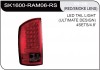 ** [LAMP BACK] 06-08   | DODGE RAM PICK UP КОМПЛЕКТ ЗАДНИХ ФОНАРЕЙ (светодиоды) | Кросс-Номер:SK1600-RAM06-RS.(RED/SMOKE LENS)