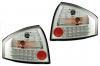 Фонарь задний левый и правый (комплект) тюнинг прозрачный с диодным стоп сигналом внутри хромированный (седан)