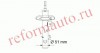 KYB (KAYABA) № 339707 | АМОРТИЗАТОР PEUGEOT 207 06- ПЕР.ПРАВ.ГАЗ.D=51ММ