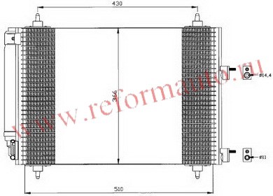 [CONDENSER] 01-   | 307 КОНДЕНСАТОР КОНДИЦ (NRF) (см.каталог) | ориг.номер:6455AA.Кросс-номер:94570,905477,35445,,PG30701-930