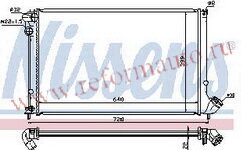 [RADIATOR] 96-04   | 406 РАДИАТОР ОХЛАЖДЕН (NISSENS) (NRF) (GERI) (см.каталог) | ориг.номер:1301GA.Кросс-номер:6373158019,,PG40696-910