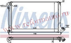 [RADIATOR] 96-99   | 406 РАДИАТОР ОХЛАЖДЕН (NISSENS) (NRF) (GERI) (см.каталог) | ориг.номер:1301GE.Кросс-номер:6373358022,,PG40696-912