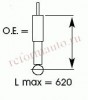 KYB (KAYABA) № 243033 | АМОРТИЗАТОР ЗАДНИЙ ГАЗОВЫЙ TOYOTA RAV 4 EXCEPT R16 <00 L=620MM/00> 3/5DOORS